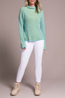 Tribal Women's Long Sleeve Funnel Neck Sweater