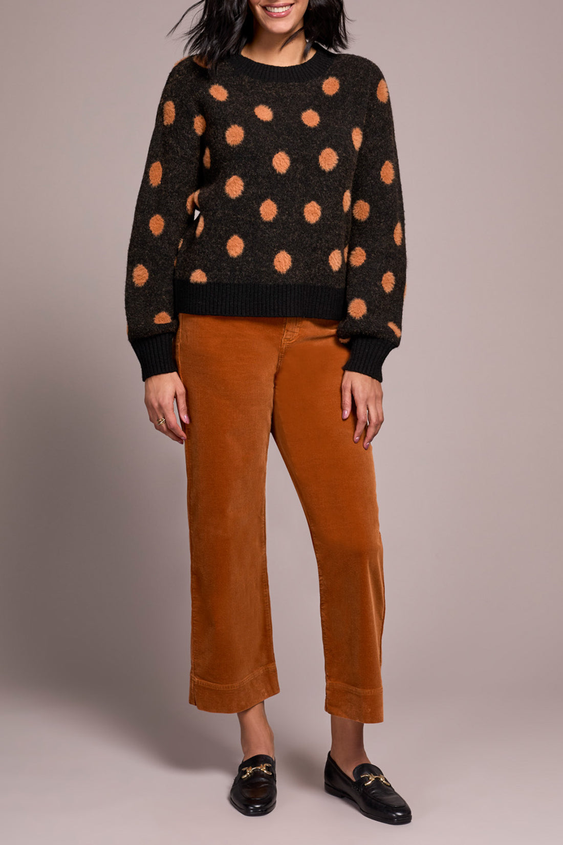 Tribal Women's Long Sleeve Crew Neck Sweater