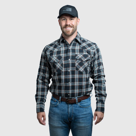 MWG Men's Flannel LS Snap Shirt