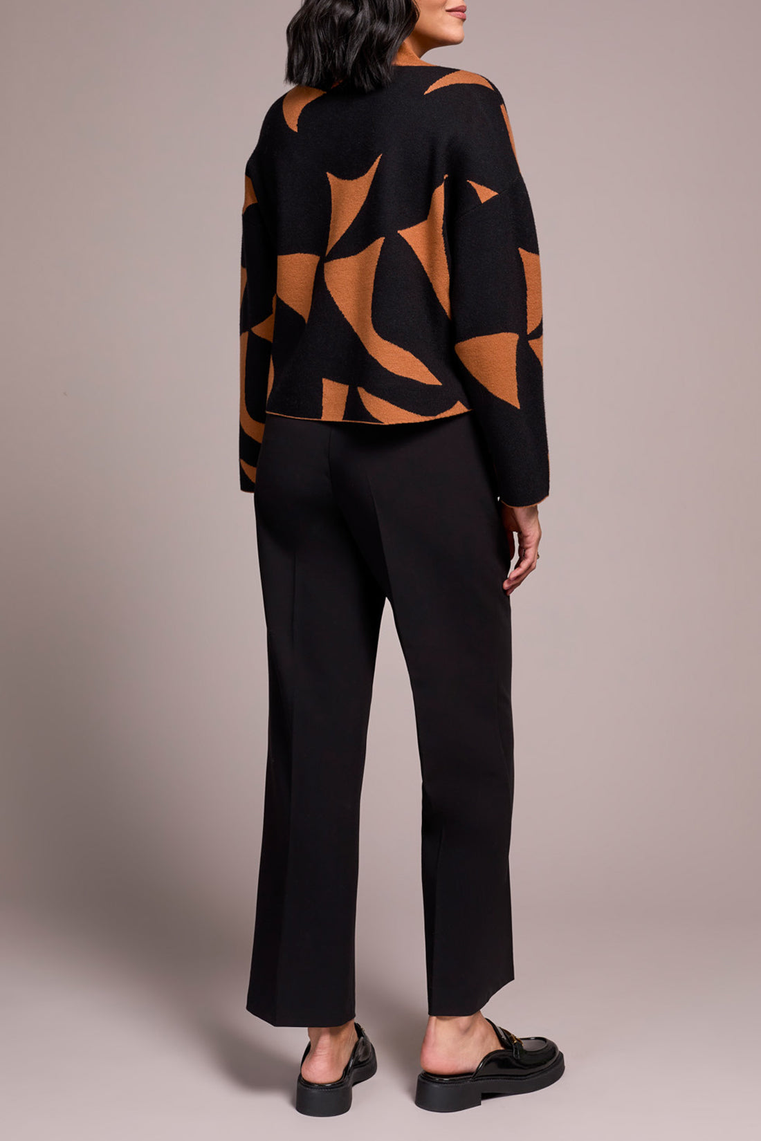 Tribal Women's Long Sleeve Mock Neck Sweater