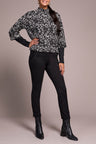 Tribal Women's Long Sleeve Mock Neck Top