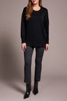 Tribal Women's Long Sleeve Crew Neck Tunic Sweater