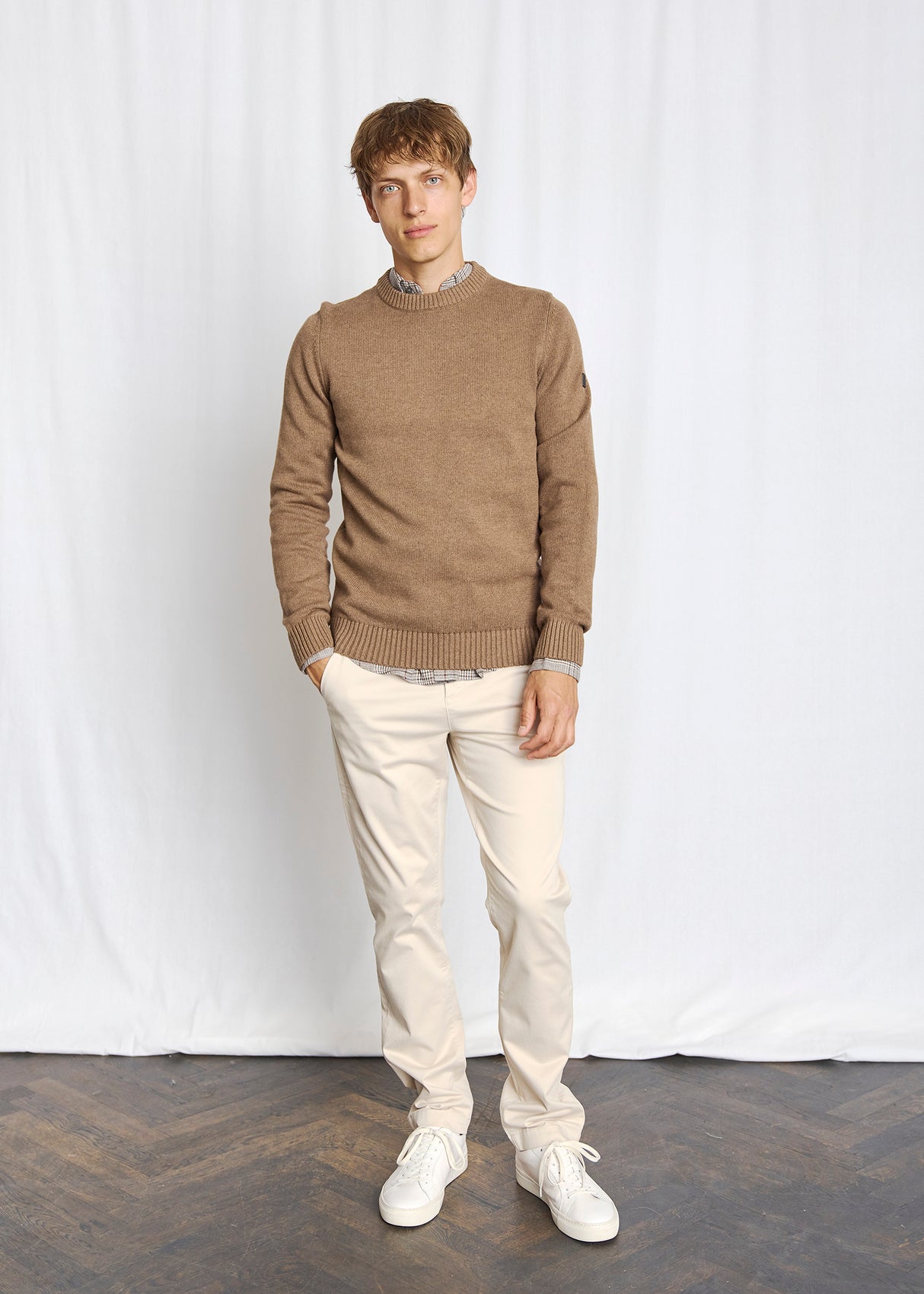 Bruun & Stengade Men's Cotton Crew Sweater