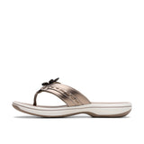 Clarks Women's Breeze Opal Pewter Sandals