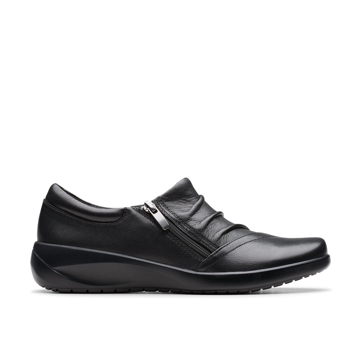 Clarks Women's Kaetlyn Mila Black Leather Shoes