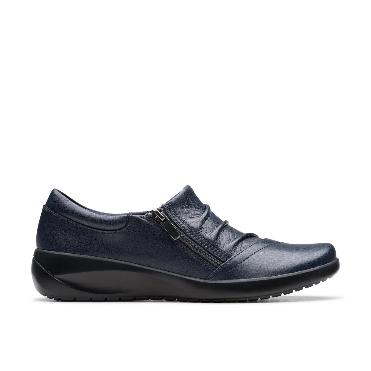 Clarks Women's  Kaetlyn Mila Navy Leather Shoes