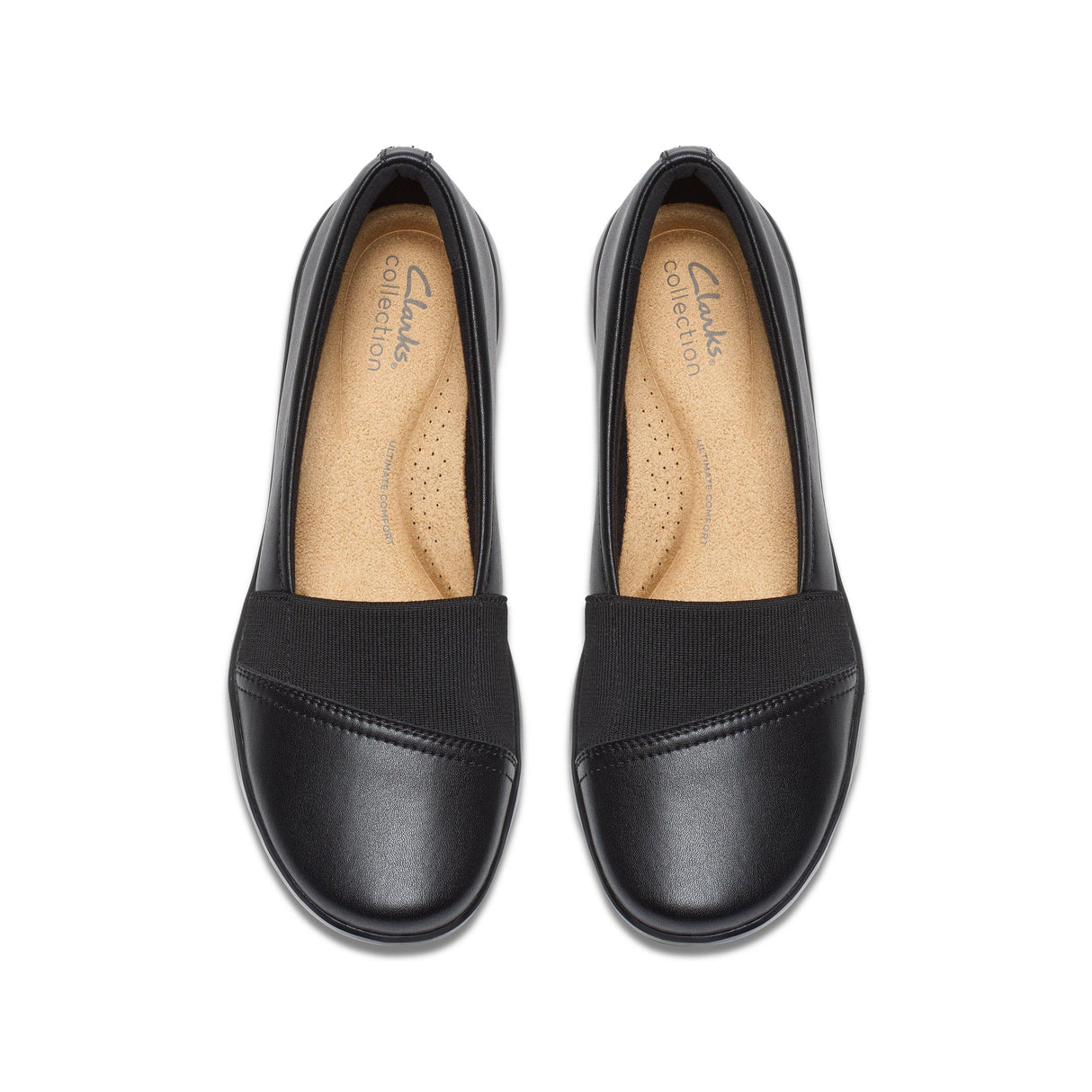 Clarks Women's Kaetlyn Rhea Black Leather Shoes