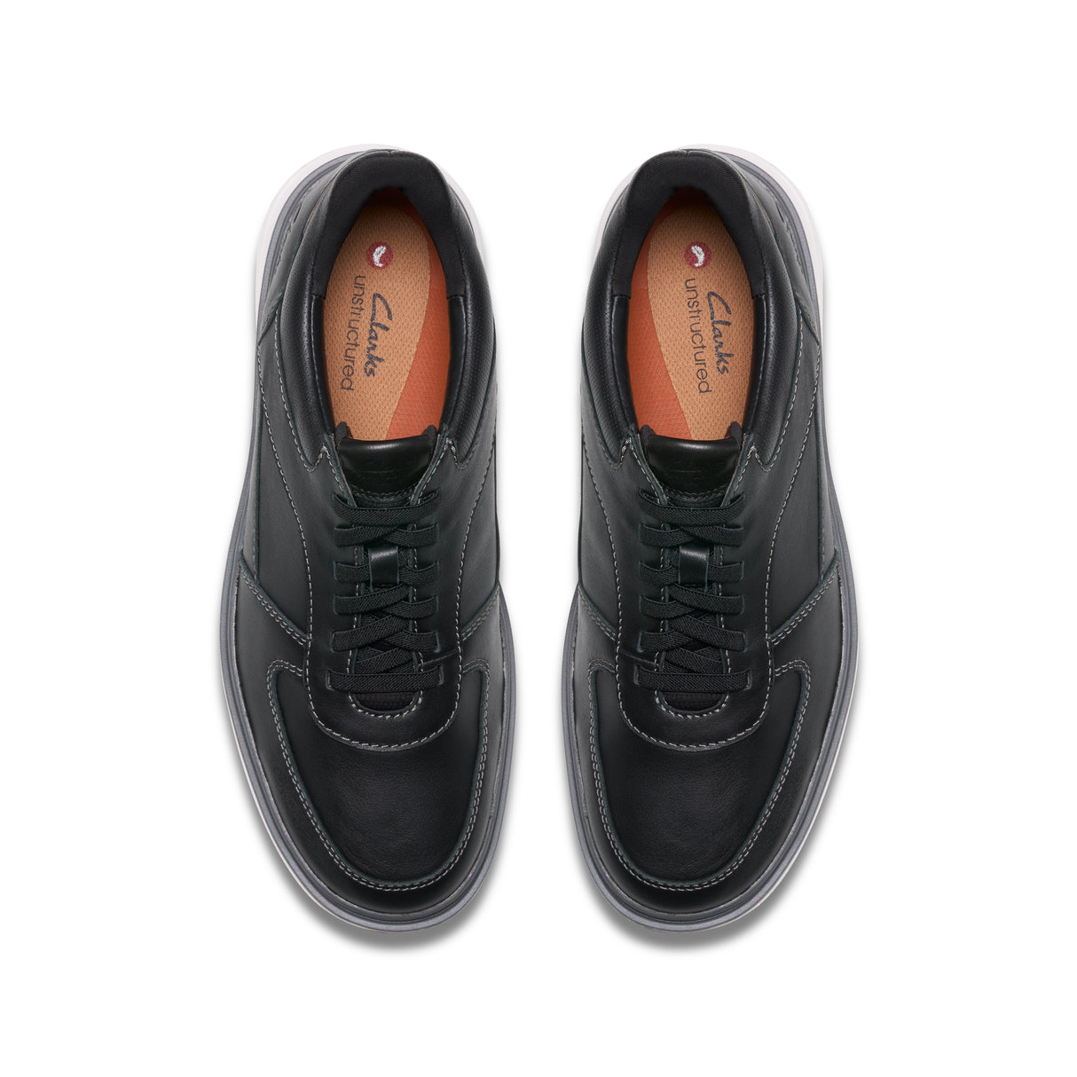 Clarks Men's Un Briley Tie Black Shoes