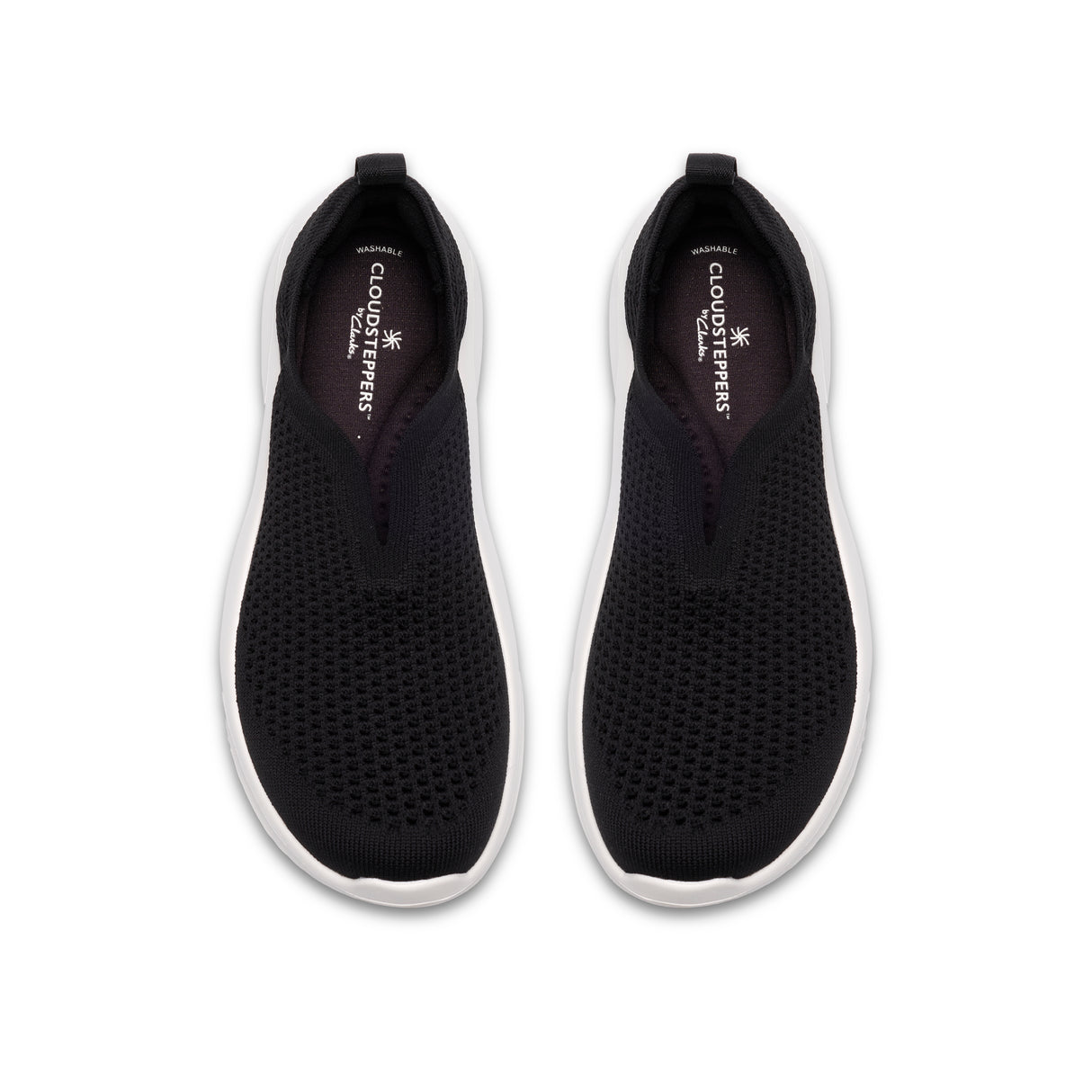 Clarks Women's Solevana Knit Black Shoes