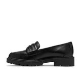Clarks Women's Code L Edge Black Leather Loafers