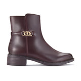 Clarks Women's Maye Kaylie Merlot Leather Boots