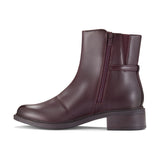 Clarks Women's Maye Kaylie Merlot Leather Boots