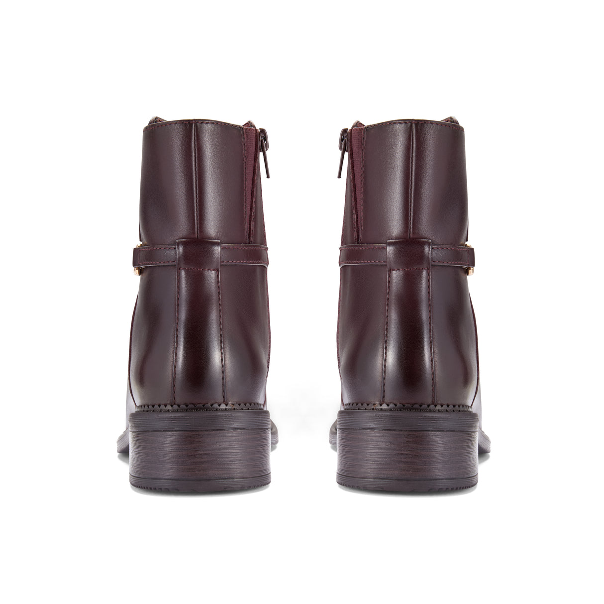 Clarks Women's Maye Kaylie Merlot Leather Boots