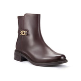 Clarks Women's Maye Kaylie Merlot Leather Boots