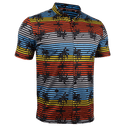 2undr Men's The Tourist Buttondown Polo - Endless