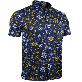 2undr Men's The Tourist Buttondown Polo - Wanchors