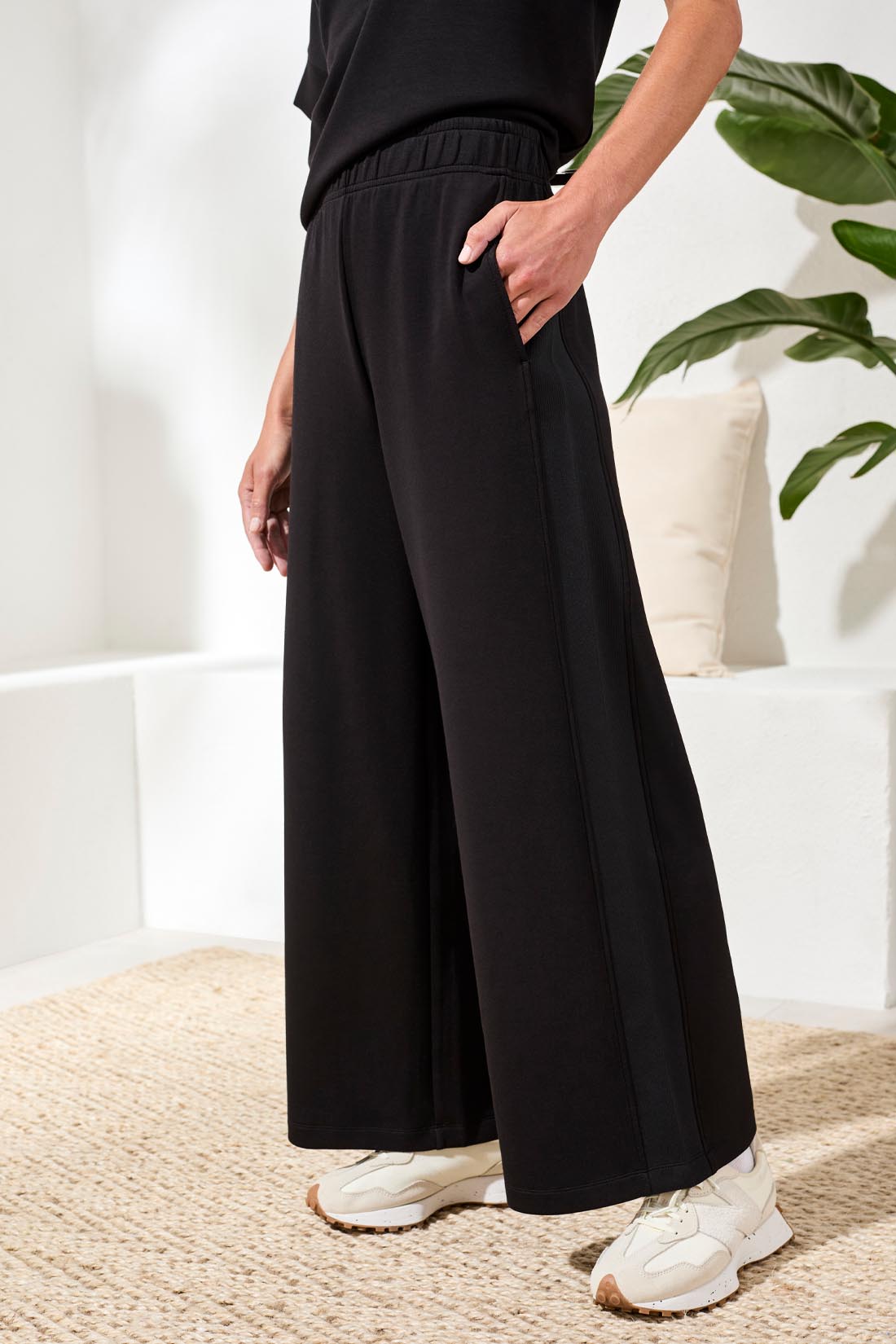 Tribal Women's Techno Lux Pull On Combo Pants