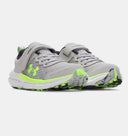 Under Armour Kids Boys Assert 10 AC Running Shoes - Grey/Green