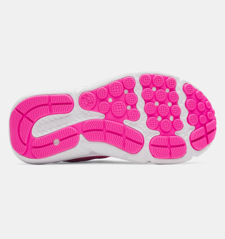Under Armour Kids Girls Assert 10 AC Running Shoes - Pink/Yellow