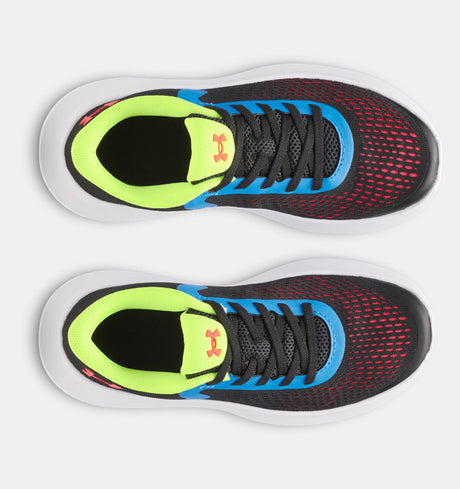 Under Armour Kids Boys Rogue 5 AL Running Shoes - Black/Multi