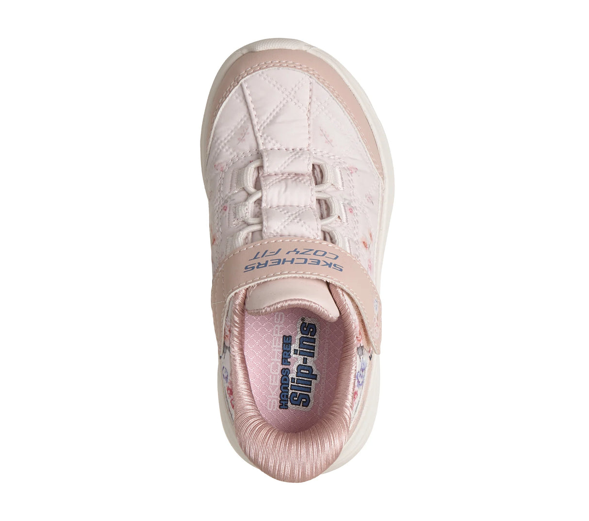 Skechers Toddler Girls Slip-Ins Comfy Sprints Lil Flower Shoes
