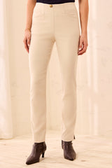 Tribal Women's Flatten It Pull-On Ankle Pants