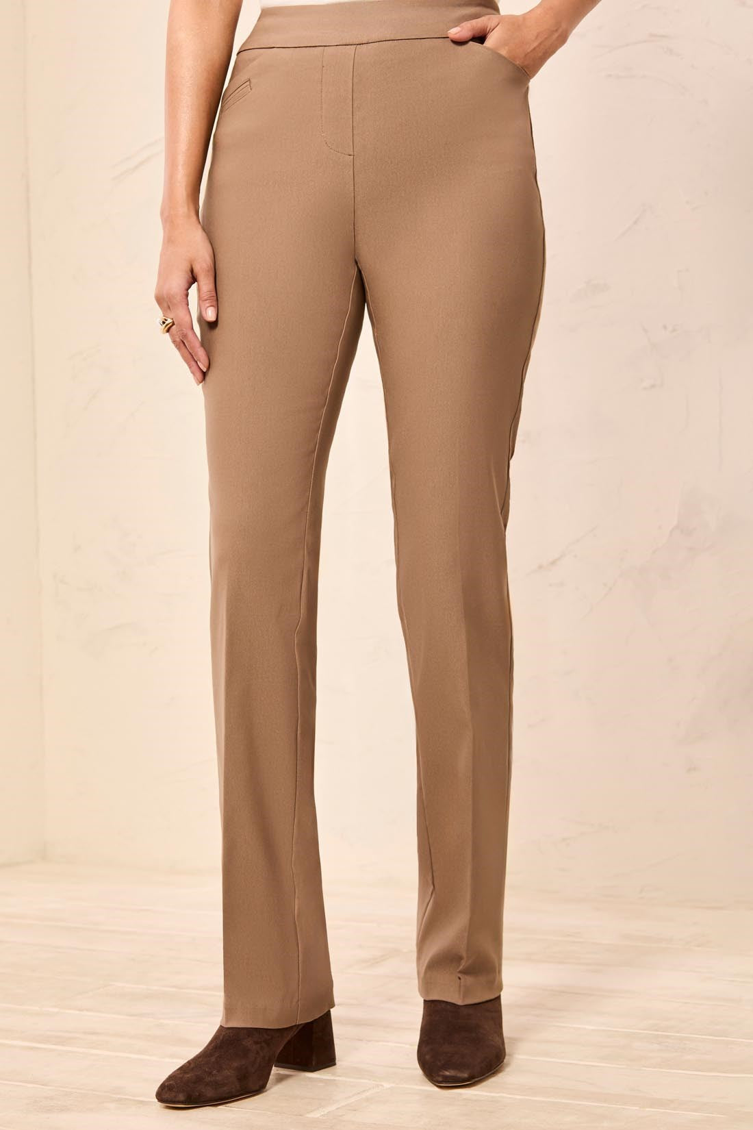 Tribal Women's Flatten It Pull-On Pants
