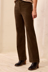Tribal Women's Fly Front 5-Pocket Embossed Fabric Pants