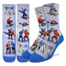 Good Luck Sock Men's Crazy Hockey Socks