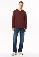 Buffalo Men's Kambo Ribbed Long Sleeve Henley
