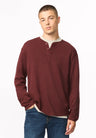 Buffalo Men's Kambo Ribbed Long Sleeve Henley