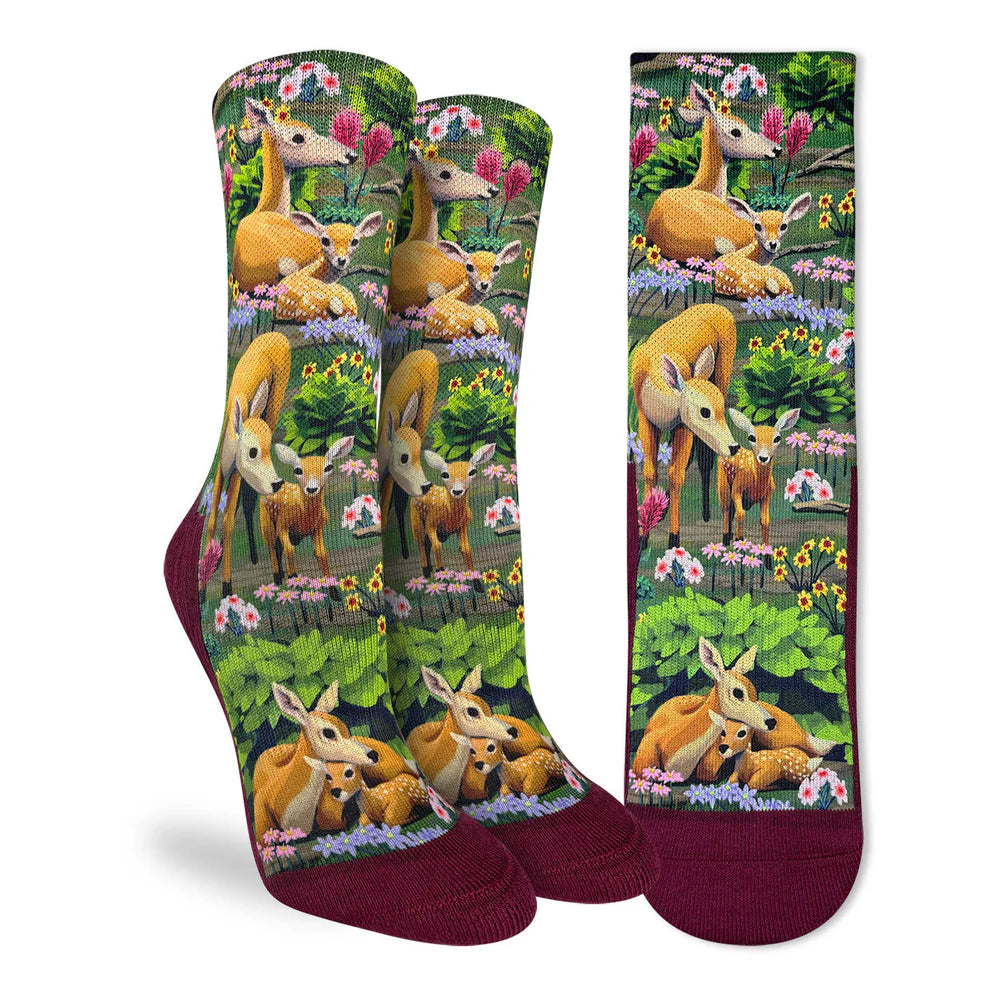 Good Luck Sock Women's Deer And Fawn Socks