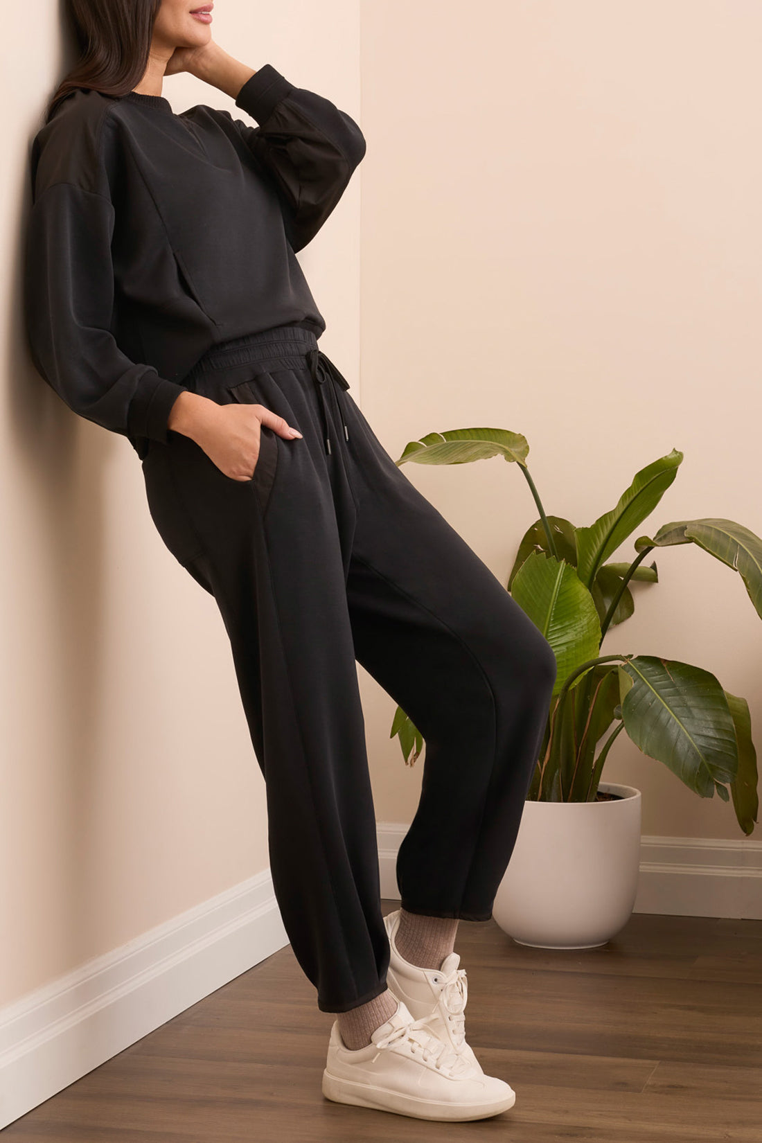 Tribal Women's Pleated Hem Joggers