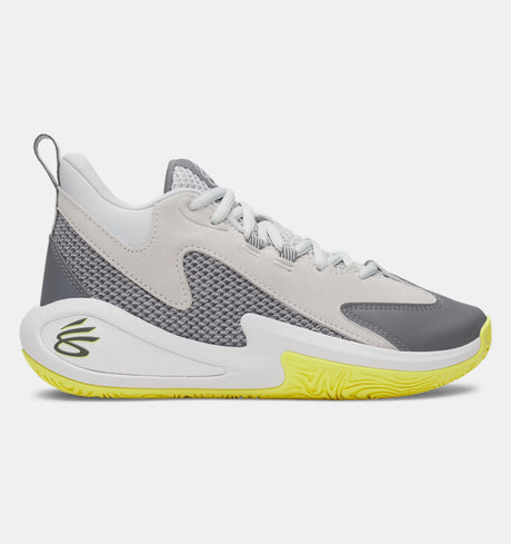 Under Armour Youth Boys Curry 3Z 25 SDE Basketball Shoes - Halo Grey