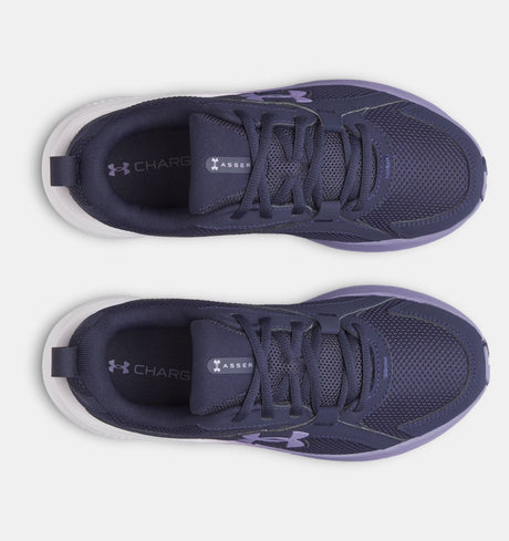 Under Armour Women's Assert 11 Running Shoes - Navy/Purple