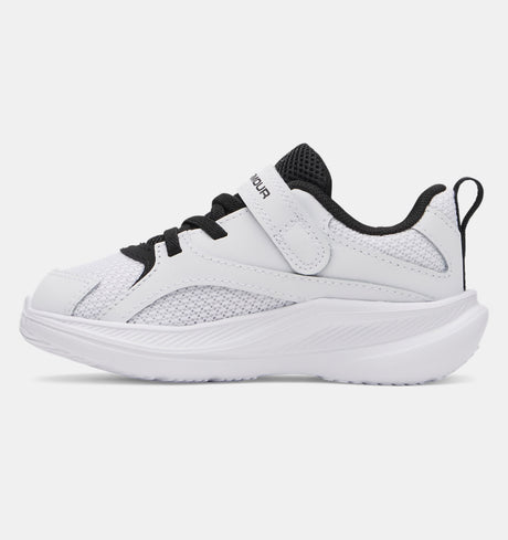 Under Armour Toddler Boys Assert 11 Running Shoes - White/Black