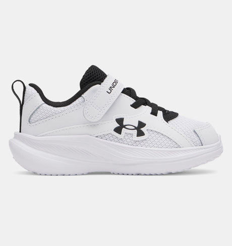 Under Armour Toddler Boys Assert 11 Running Shoes - White/Black