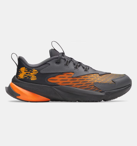 Under Armour Youth Boys Scramjet 7 Running Shoes - Anthracite/Orange