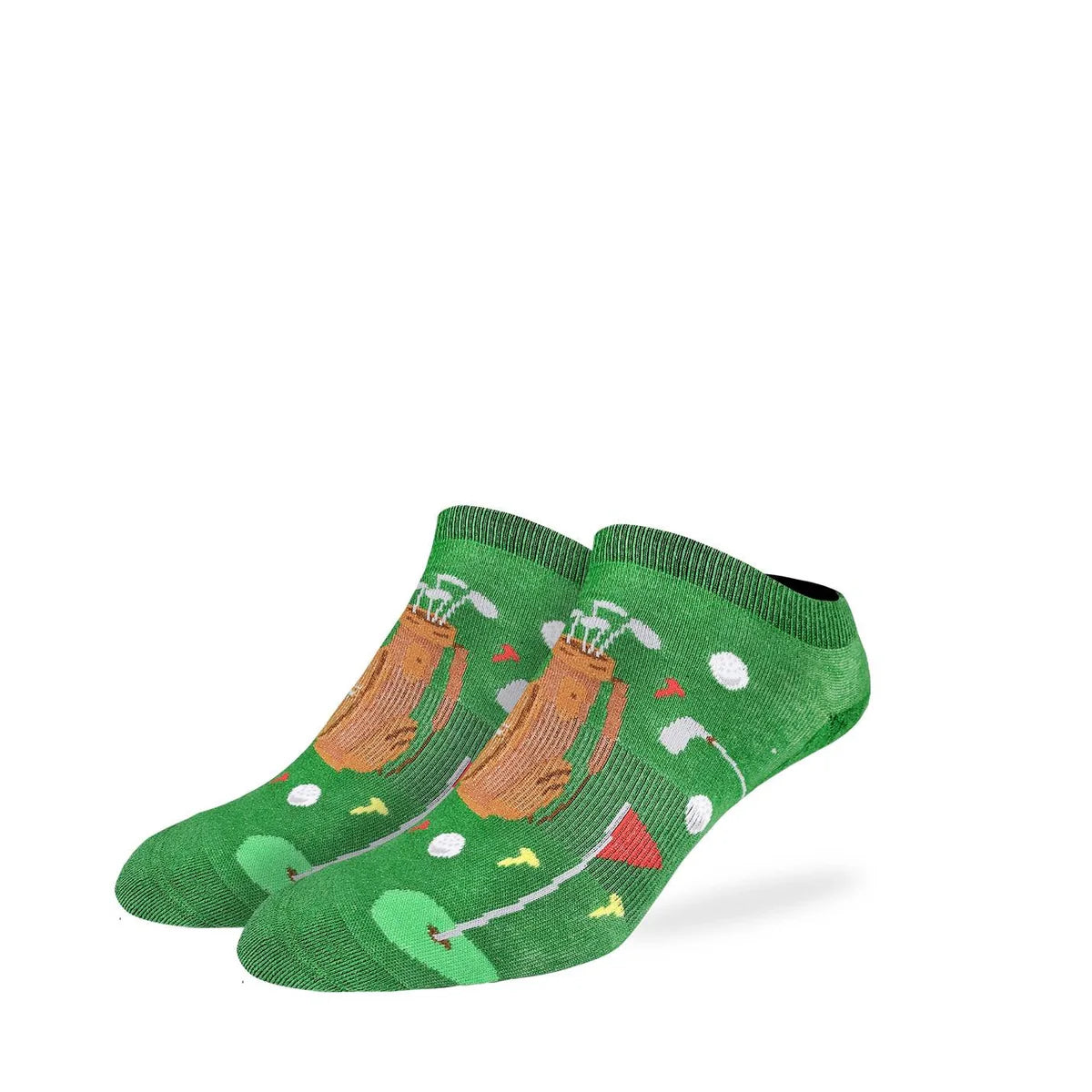 Good Luck Sock Men's Golf Green Ankle Socks