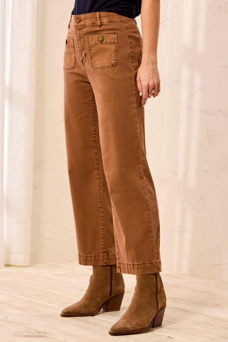 Tribal Women's Sophia Curvy Super Straight Ankle Jeans