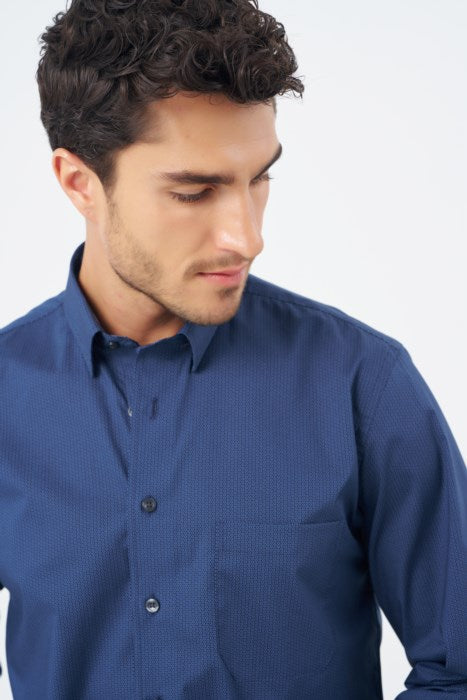 Leo Chevalier Men's Hidden Button Down NI Shirt