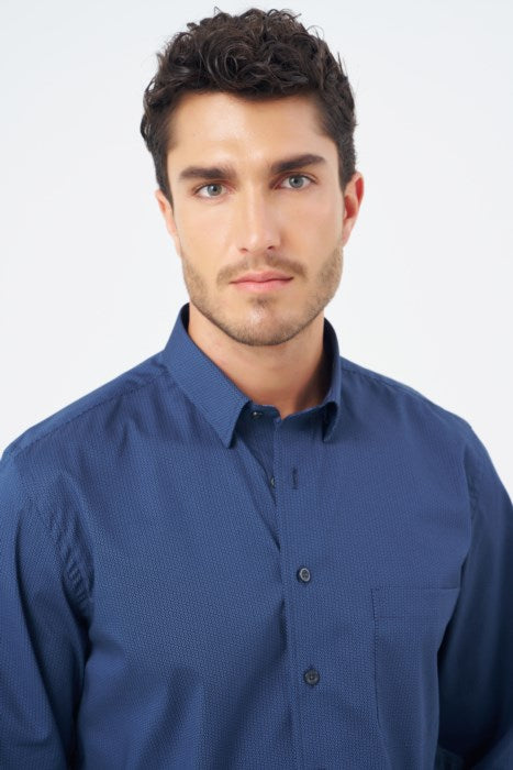 Leo Chevalier Men's Hidden Button Down NI Shirt
