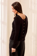 Tribal Women's Wear 2 Ways Fancy Buttons Cardi Top