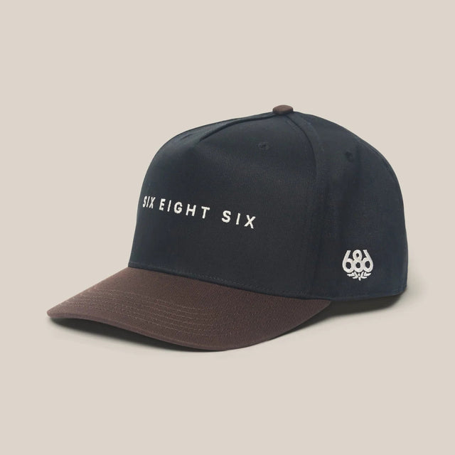 686 Men's High - Pro Ses Two Tone Structured 5 Panel Hat - A&M Clothing and Shoes