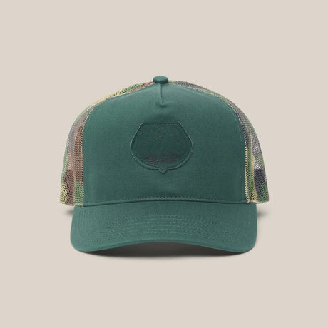 686 Men's Mid-Pro Wreath Unstructured 5 Panel Mesh Hat - Moss Green