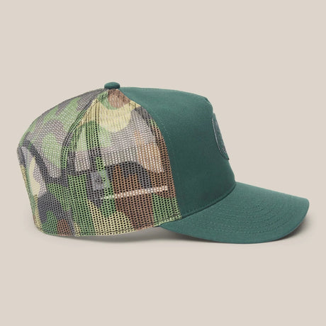 686 Men's Mid-Pro Wreath Unstructured 5 Panel Mesh Hat - Moss Green
