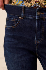 Tribal Women's Sophia Curvy Fit Straight Leg Jeans