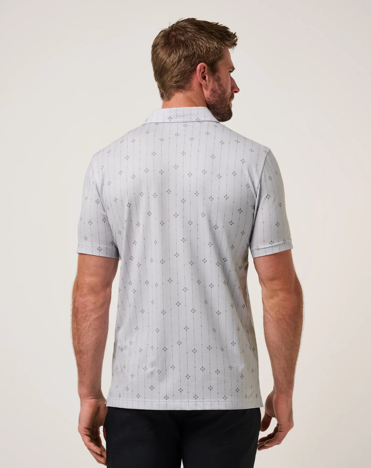 TravisMathew Men's Featherweight Deco Polo