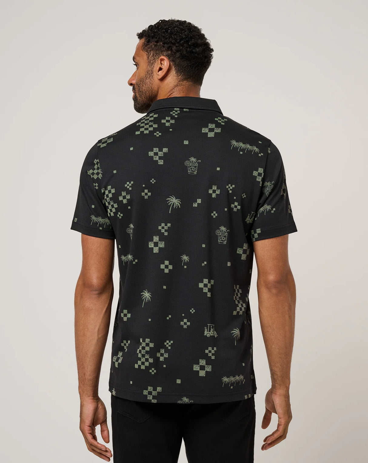 TravisMathew Men's Beverage Cart Polo