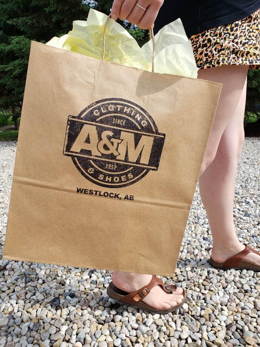 A&M Clothing & Shoes Shopping Bag - Westlock, AB